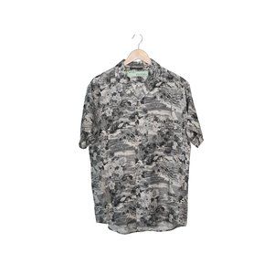 OFF WHITE Short Sleeved Silk Twill Shirt
